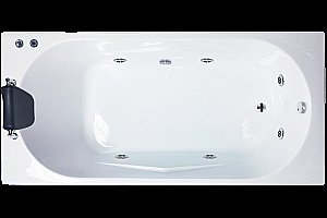 Акриловая ванна Royal Bath Tudor Standart RB407700ST 150x70 белая с гидромассажем купить в интернет-магазине Sanbest
