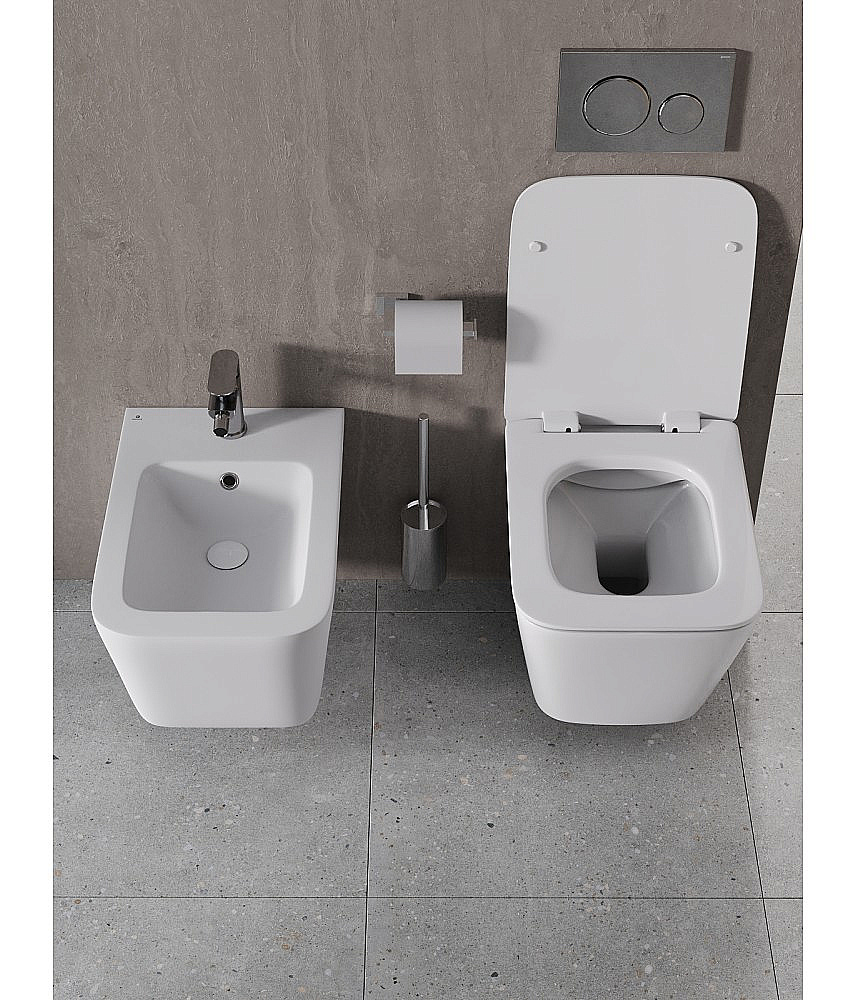 Биде подвесное Agger ATI04310 белое купить в интернет-магазине Sanbest