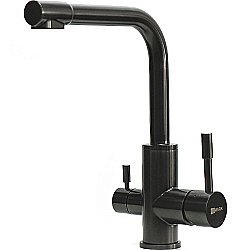 Смеситель для кухни Lemark Expert LM5061BLN черный купить в интернет-магазине сантехники Sanbest