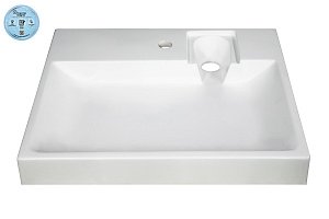 Раковина Marmo Bagno Дельта MB-DL60-60 купить в интернет-магазине Sanbest