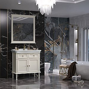 Тумба с раковиной Опадирис КАНТАРА 00-00007479 85 слоновая кость для ванной в интернет-магазине Sanbest