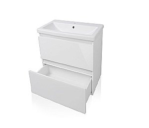 Тумба с раковиной Style Line Даймонд 60 подвесная для ванной в интернет-магазине Sanbest