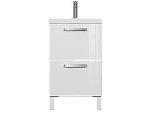 Мебель для ванной Cersanit MELAR 50 со смесителем, белая для ванной в интернет-магазине Sanbest