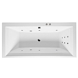Ванна акриловая EXCELLENT Crown Grand LINE WAEX.CRG19.LINE.CR 190x90 белая с гидромассажем купить в интернет-магазине Sanbest