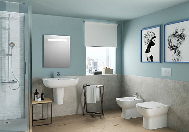 Раковина на полупьедестале Ideal Standard Esedra 65 T279701 белая купить в интернет-магазине Sanbest