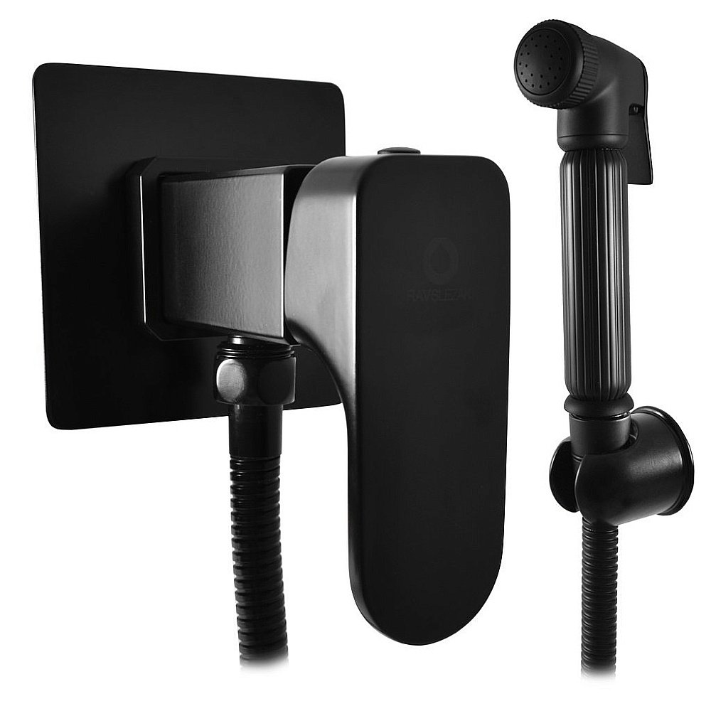 Гигиенический душ Rav-Slezak YUKON YU147/1CMAT черный матовый купить в интернет-магазине сантехники Sanbest