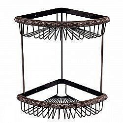 Полка Угловая Lemark Jasmine LM6682ORB черная бронза купить в интернет-магазине сантехники Sanbest