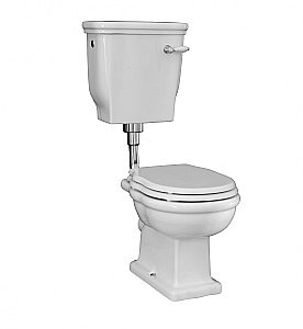 Унитаз ARTCERAM Hermitage HEV003 01 00 с низким бачком хром купить в интернет-магазине Sanbest