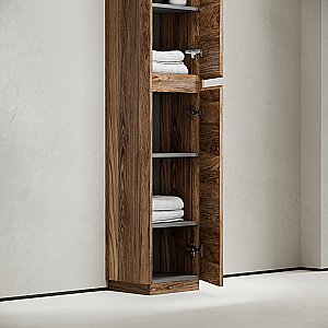 Пенал Sancos Libra Floor PLB35FECH дуб чарльстон для ванной в интернет-магазине сантехники Sanbest