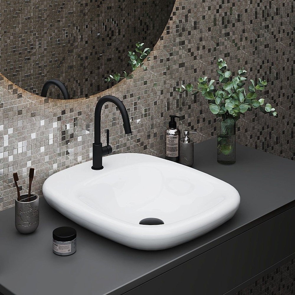 Раковина Ambassador Diamond 54 126T20001 белая купить в интернет-магазине Sanbest