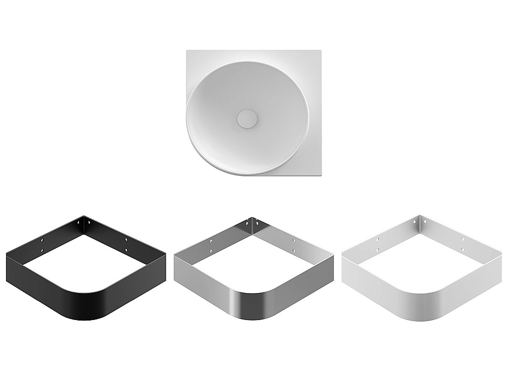 Раковина Ravak Yard 450 C XJX0E045000 белый матовый купить в интернет-магазине Sanbest