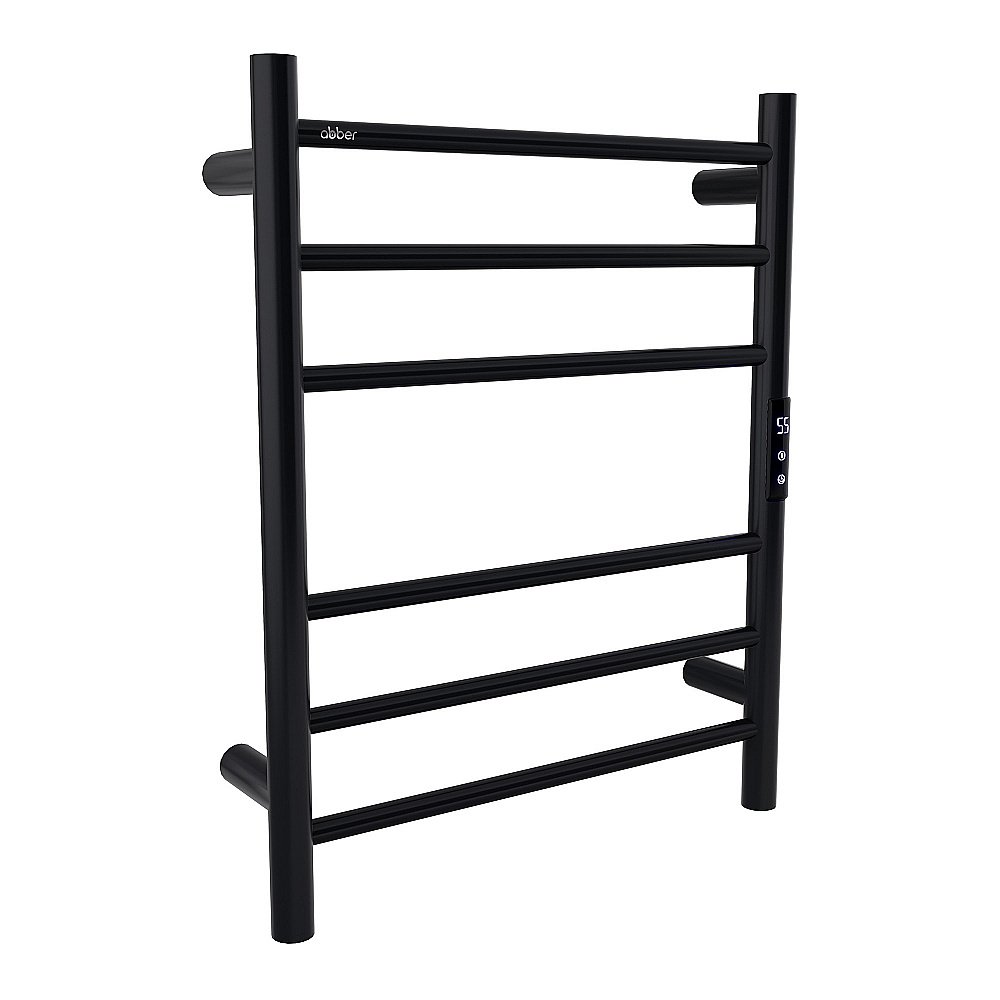 Полотенцесушитель электрический ABBER Standard AH4606MB черный матовый купить в интернет-магазине сантехники Sanbest