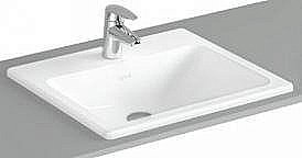 Раковина Vitra S20 quad 55 5465B003-0001 белая купить в интернет-магазине Sanbest