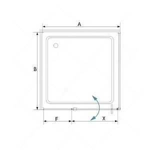 Душевой уголок RGW Stilvoll SV-34 90x90 купить в интернет-магазине Sanbest