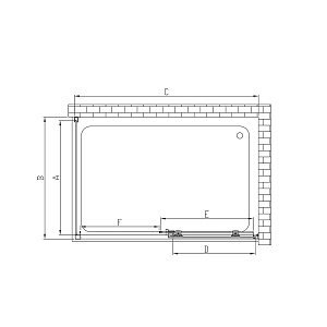 Душевой уголок Vincea SOFT VSR-3SO 120x80 хром/прозрачное купить в интернет-магазине Sanbest