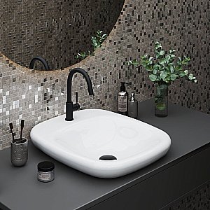 Раковина Ambassador Diamond 54 126T20001 белая купить в интернет-магазине Sanbest