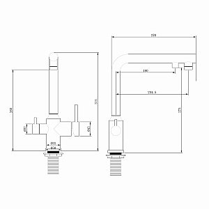 Смеситель для кухни Abber Emotion AF8814NG никель купить в интернет-магазине сантехники Sanbest