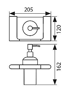Диспенсер Kaiser KH-2710 хром купить в интернет-магазине сантехники Sanbest