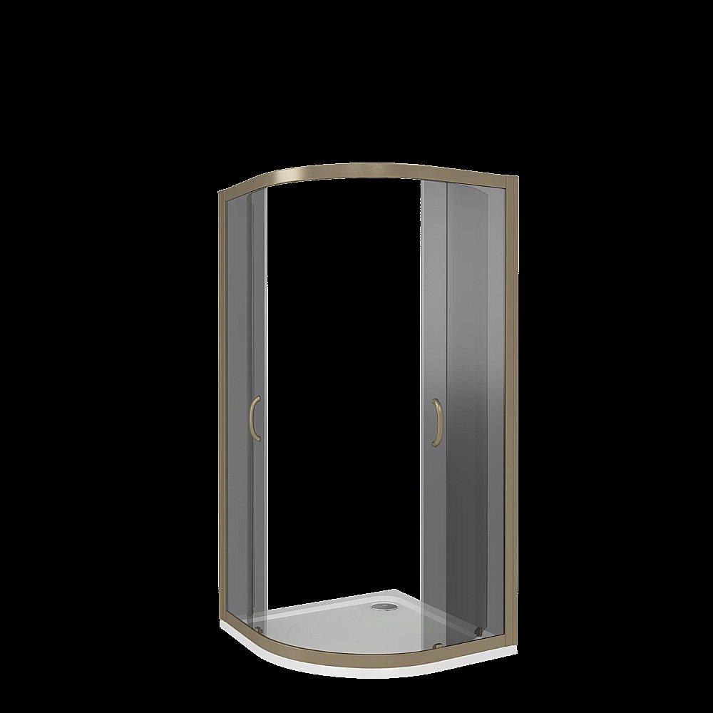 Душевой уголок Good door JAZZ R 90x90 тонированный бронза купить в интернет-магазине Sanbest