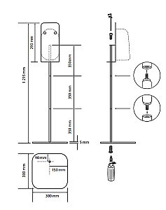 Диспенсер для дезинфекции Bemeta Hotel 124109346 белый купить в интернет-магазине сантехники Sanbest
