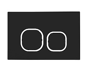 Кнопка для инсталляции WeltWasser WW BAMBERG BL черная матовая купить в интернет-магазине сантехники Sanbest