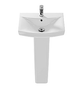 Раковина на пьедестале Cersanit CARINA 50 белая купить в интернет-магазине Sanbest