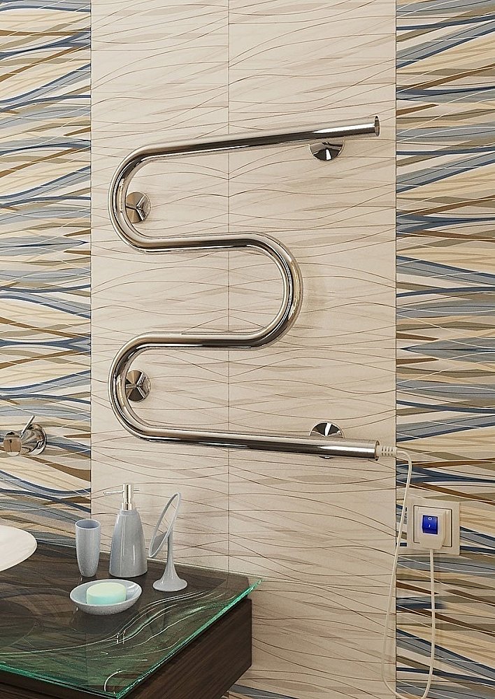 Полотенцесушитель электрический Terminus М-образный 500x500 купить в интернет-магазине сантехники Sanbest