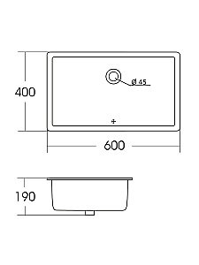 Раковина Orange 60 B02-600W белая купить в интернет-магазине Sanbest