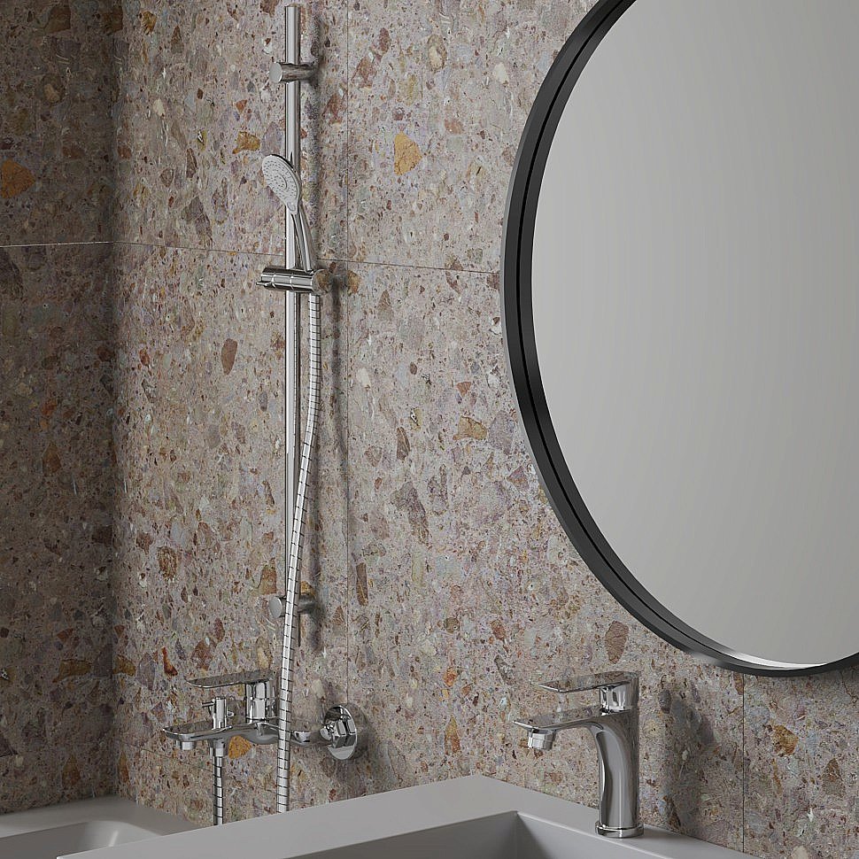 Набор смесителей Paini Garda 3в1 76CRSET4 хром купить в интернет-магазине сантехники Sanbest