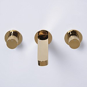 Смеситель для раковины WasserKRAFT Ems 7600 7645 золото купить в интернет-магазине сантехники Sanbest