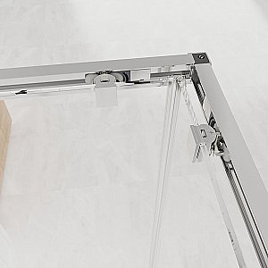 Душевой уголок Veconi Evo E3-CH-11090-01-C9 110х90 стекло прозрачное/профиль хром купить в интернет-магазине Sanbest