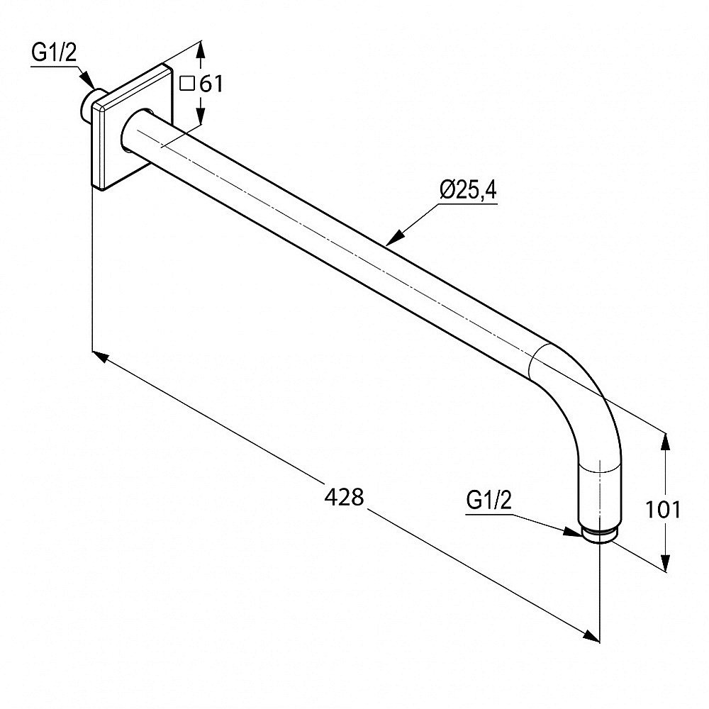 Душевая система Kludi Pure&Style 406300575 хром купить в интернет-магазине сантехники Sanbest