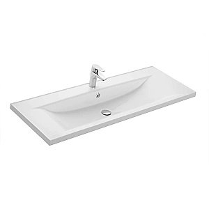 Раковина Акватон Айрис 120 1A729631AG010 белая купить в интернет-магазине Sanbest