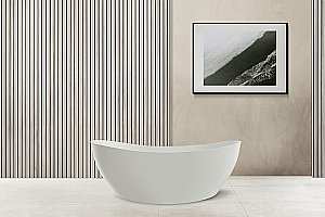 Ванна Abber Stein 180x85 AS9615-1.8 белая матовая купить в интернет-магазине Sanbest