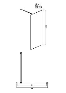 Душевой уголок Ambassador Elysium CX 111011110СX-90СX 90х90 стекло прозрачное/профиль хром купить в интернет-магазине Sanbest