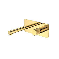Смеситель для раковины Boheme Stick 125-GG.3 золото/ручка LINEA купить в интернет-магазине сантехники Sanbest