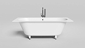 Ванна Salini Ornella AXIS S-Sense 170x70 104613G белая купить в интернет-магазине Sanbest