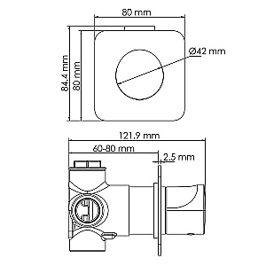 Душевая система WasserKraft A3651.282.353.259.285.194.201 золото матовое купить в интернет-магазине сантехники Sanbest