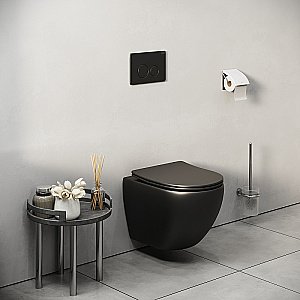 Кнопка для инсталляции Grossman Style 700.K31.05.21M.21M черная матовая купить в интернет-магазине сантехники Sanbest