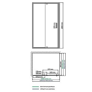 Душевой уголок WasserKRAFT Berkel 48P33 130х90 стекло прозрачное/профиль хром купить в интернет-магазине Sanbest