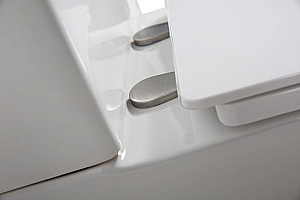 Унитаз-компакт напольный BelBagno Lounge BB045CPR/SC+BB045/051T белый, безободковый, с крышкой микролифт, с бачком купить в интернет-магазине Sanbest