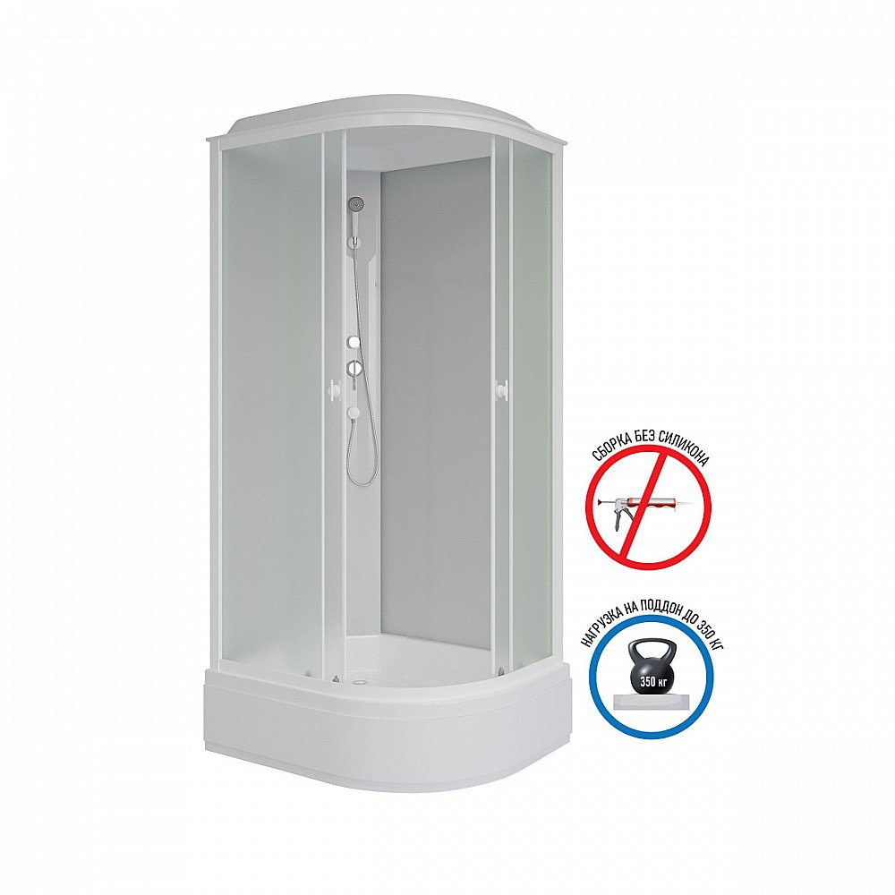 Душевая кабина Niagara Promo P90/80/26/MT 90х80 купить в интернет-магазине Sanbest