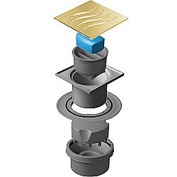 Душевой трап Pestan Confluo Standard 13000179 золото купить в интернет-магазине Sanbest