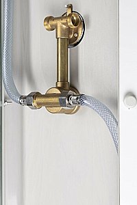 Душевая кабина Niagara Promo, правосторонняя, без крыши, закаленное стекло, цвет белый купить в интернет-магазине Sanbest