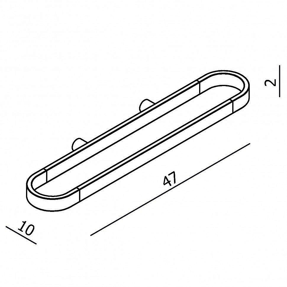 Полотенцедержатель Langberger Lugano 25004D купить в интернет-магазине сантехники Sanbest