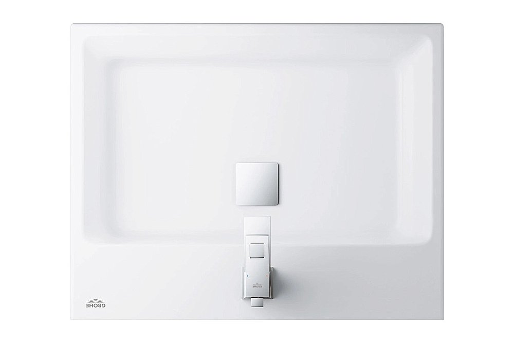 Раковина накладная Grohe Cube Ceramic 60 3947700H белая купить в интернет-магазине Sanbest