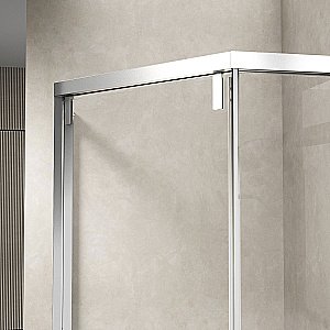 Душевой уголок Vincea SHOW VSP1-4SH100CL 100x100 стекло прозрачное/профиль хром купить в интернет-магазине Sanbest