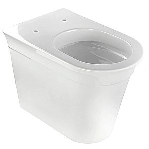 Унитаз приставной Migliore MONACO 32065, белая керамика, безободковый купить в интернет-магазине Sanbest