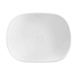 Раковина накладная Montebianco CONCA 12008 белая матовая купить в интернет-магазине Sanbest