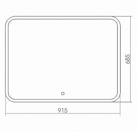 Зеркало Azario Стив-2 91 ФР-00001020 в ванную от интернет-магазине сантехники Sanbest